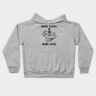 More plates more dates Kids Hoodie